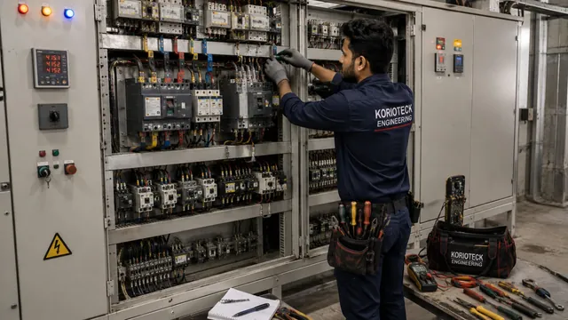 Industrial electrical panel and distribution system